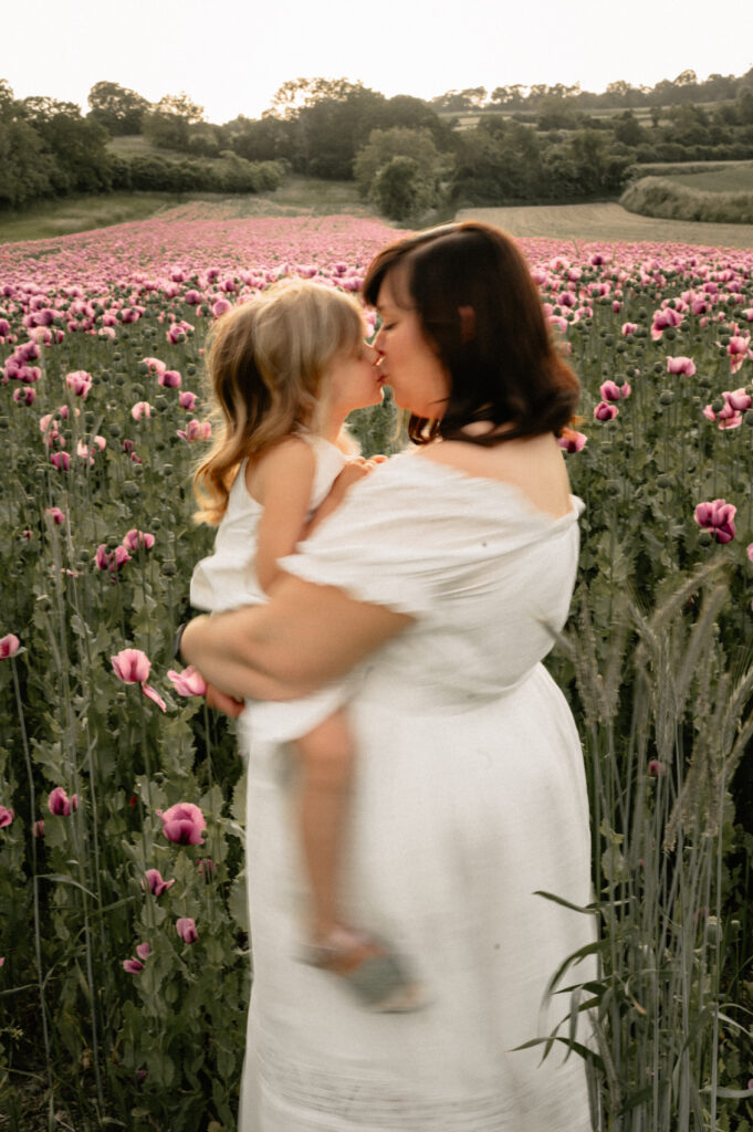 Familienshooting Mohnblumenfeld, Stranzendorf, Weinviertel, Niederösterreich